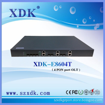 4PON port OLT fiber network equipment FTTH FTTB FTTx GPON OLT